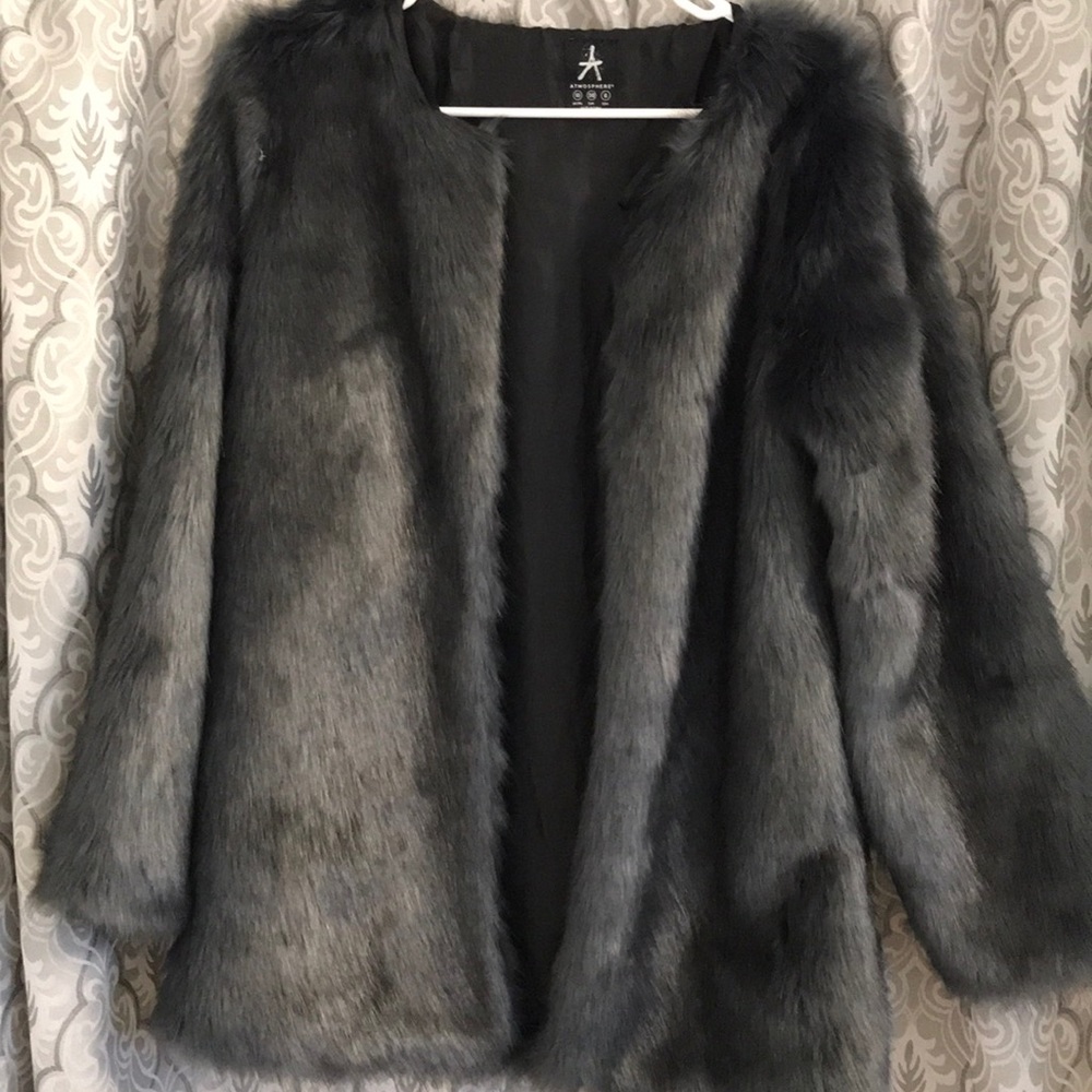 Faux fur coat